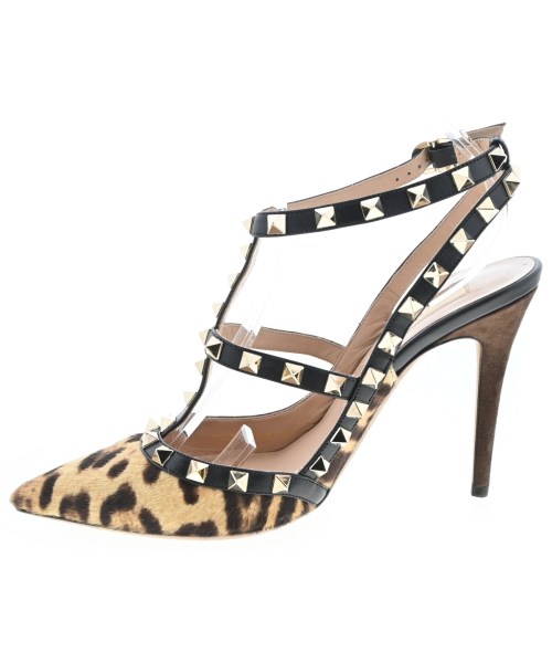 VALENTINO GARAVANI（ヴァレンティノガラヴァーニ）パンプス ベージュ サイズ:EU37 1/2(24cm位) レディース/2200616954102