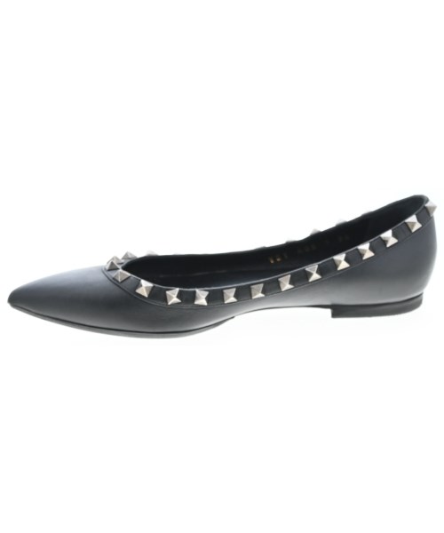VALENTINO GARAVANI（ヴァレンティノガラヴァーニ）バレエシューズ/オペラシューズ 黒 サイズ:EU36(22.5cm位) レディース/2200611754035