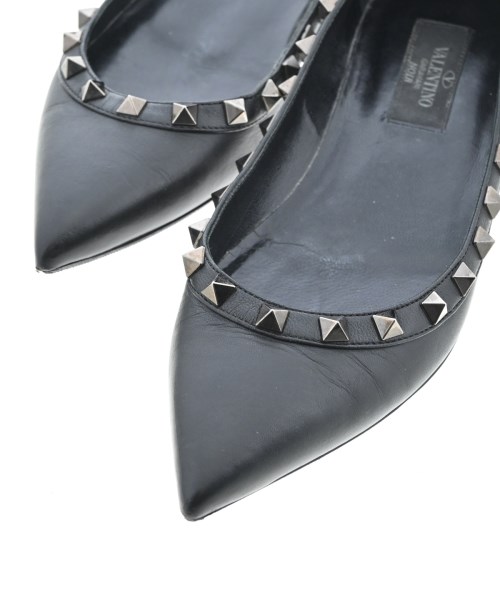 VALENTINO GARAVANI（ヴァレンティノガラヴァーニ）バレエシューズ/オペラシューズ 黒 サイズ:EU36(22.5cm位) レディース/2200611754035