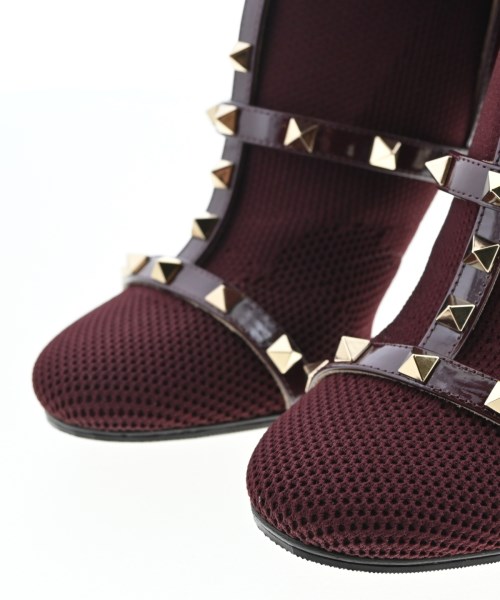 VALENTINO GARAVANI（ヴァレンティノガラヴァーニ）ブーティ 赤 サイズ:EU36(22.5cm位) レディース/2200615141022