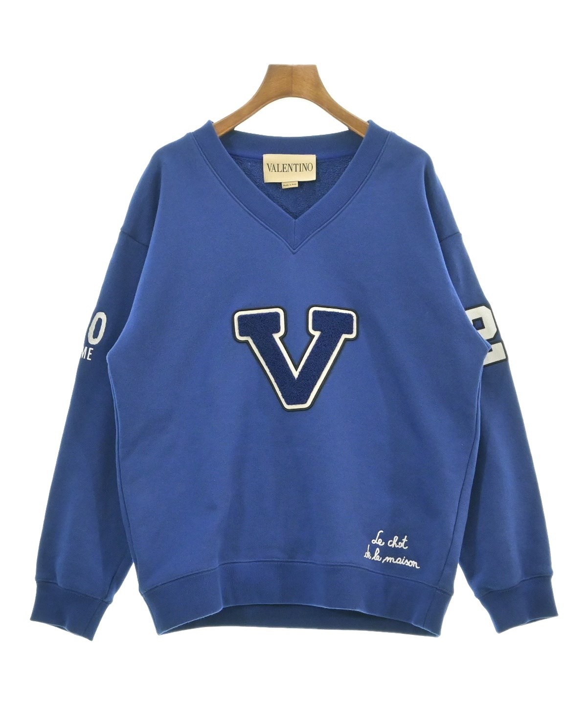VALENTINO　スウェットプルオーバー VALENTINO GARAVANI（ヴァレンティノガラヴァーニ）スウェット 青