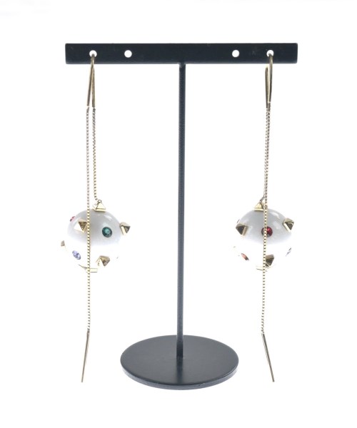 VALENTINO GARAVANI（ヴァレンティノガラヴァーニ）ピアス 白 サイズ:- レディース/2200620655149