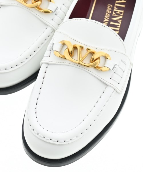 VALENTINO GARAVANI（ヴァレンティノガラヴァーニ）ドレスシューズ/ローファー 白 サイズ:EU37(23.5cm位) レディース/2200605742017