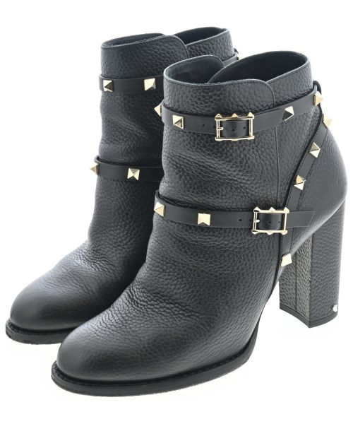 VALENTINO GARAVANI(ヴァレンティノガラヴァーニ)ブーツ 黒 サイズ:EU38(24.5cm位)/2200649057474