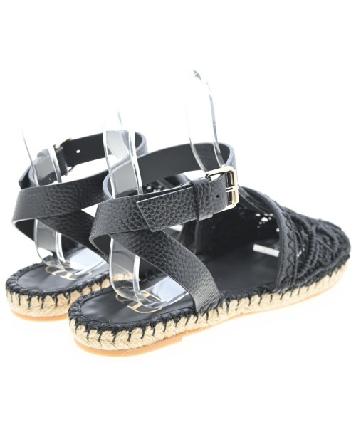 VALENTINO GARAVANI（ヴァレンティノガラヴァーニ）エスパドリーユ 黒 サイズ:EU39(25.5cm位) レディース/2200715355206