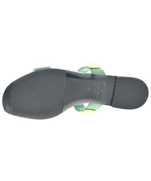 VALENTINO GARAVANI（ヴァレンティノガラヴァーニ）サンダル 緑 サイズ:EU36(22.5cm位) レディース/2200640067229