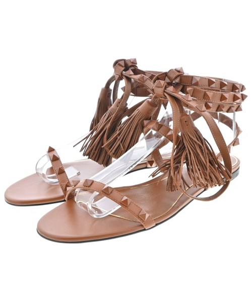 VALENTINO GARAVANI(ヴァレンティノガラヴァーニ)サンダル 茶 サイズ:EU38(24.5cm位)/2200666424020