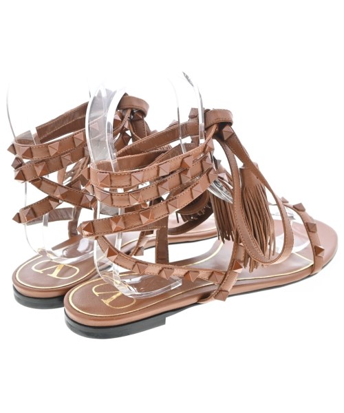 VALENTINO GARAVANI（ヴァレンティノガラヴァーニ）サンダル 茶 サイズ:EU38(24.5cm位) レディース/2200666424020