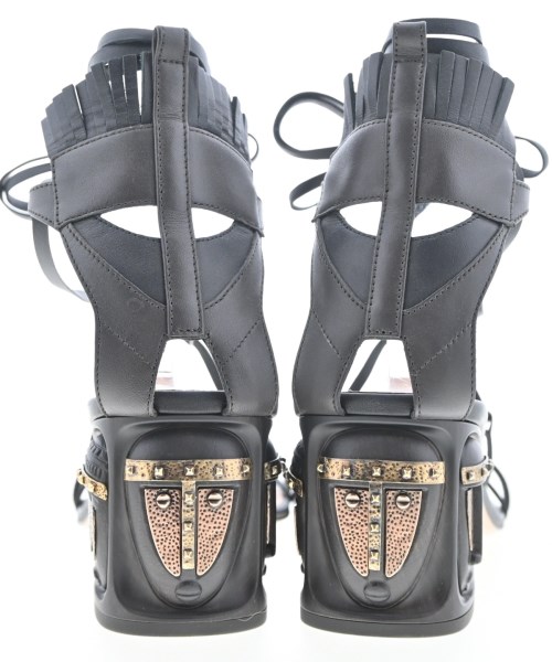 VALENTINO GARAVANI（ヴァレンティノガラヴァーニ）サンダル 黒 サイズ:EU38(24.5cm位) レディース/2200723982111