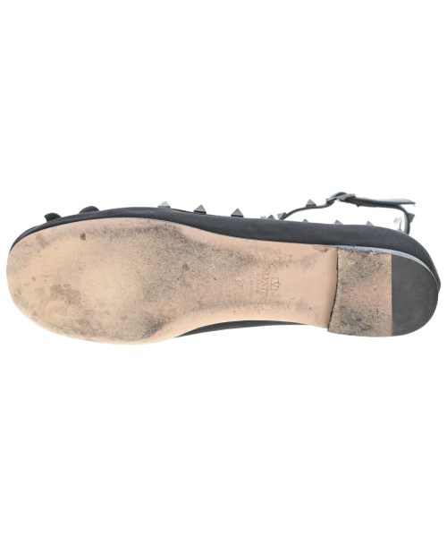 VALENTINO GARAVANI（ヴァレンティノガラヴァーニ）バレエシューズ/オペラシューズ 黒 サイズ:EU37(23.5cm位) レディース/2200723161110