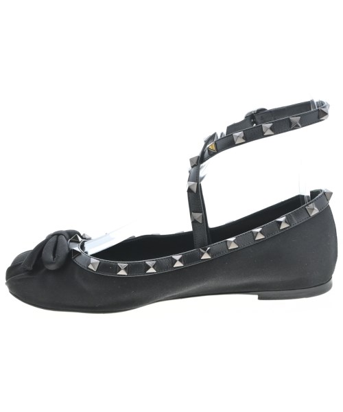 VALENTINO GARAVANI（ヴァレンティノガラヴァーニ）バレエシューズ/オペラシューズ 黒 サイズ:EU37(23.5cm位) レディース/2200723161110