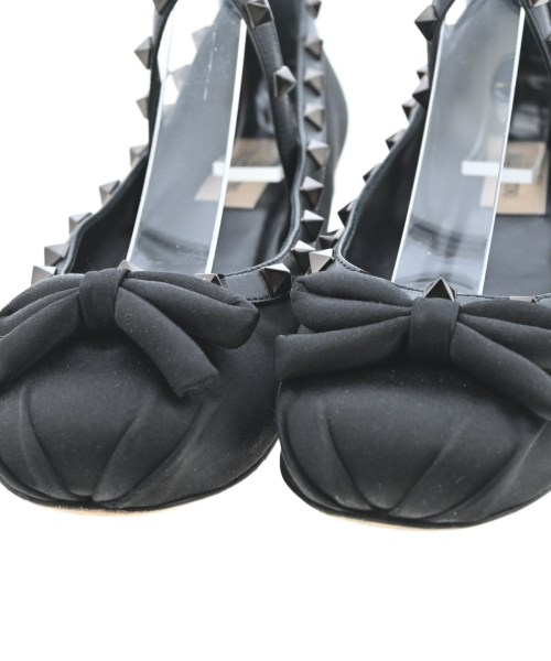 VALENTINO GARAVANI（ヴァレンティノガラヴァーニ）バレエシューズ/オペラシューズ 黒 サイズ:EU37(23.5cm位) レディース/2200723161110