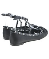 VALENTINO GARAVANI（ヴァレンティノガラヴァーニ）バレエシューズ/オペラシューズ 黒 サイズ:EU37(23.5cm位) レディース/2200723161110