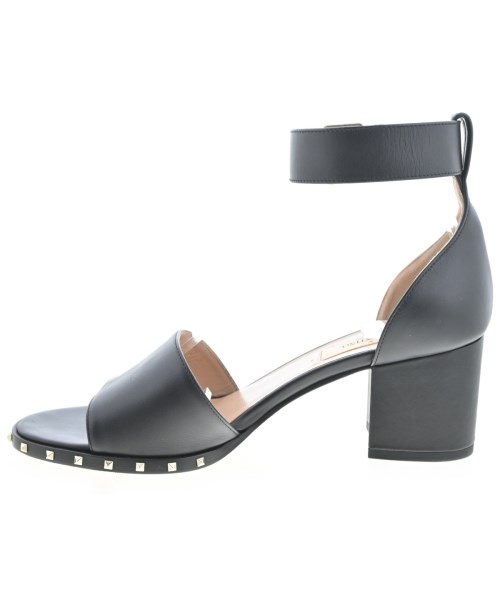 VALENTINO GARAVANI（ヴァレンティノガラヴァーニ）サンダル 黒 サイズ:37(23.5cm位) レディース/2200727207074