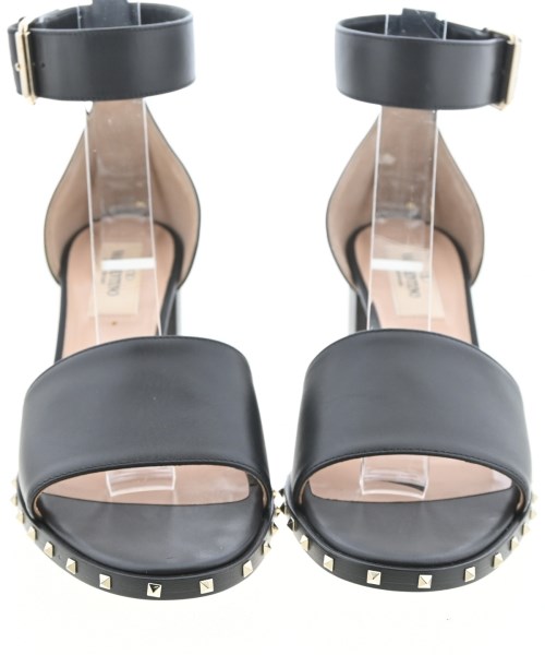 VALENTINO GARAVANI（ヴァレンティノガラヴァーニ）サンダル 黒 サイズ:37(23.5cm位) レディース/2200727207074