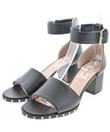 VALENTINO GARAVANI（ヴァレンティノガラヴァーニ）サンダル 黒 サイズ:37(23.5cm位) レディース/2200727207074