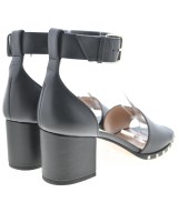 VALENTINO GARAVANI（ヴァレンティノガラヴァーニ）サンダル 黒 サイズ:37(23.5cm位) レディース/2200727207074