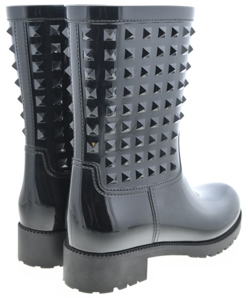 VALENTINO GARAVANI（ヴァレンティノガラヴァーニ）レインシューズ 黒 サイズ:EU40(26.5cm位) レディース/2200686760078