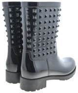 VALENTINO GARAVANI（ヴァレンティノガラヴァーニ）レインシューズ 黒 サイズ:EU40(26.5cm位) レディース/2200686760078