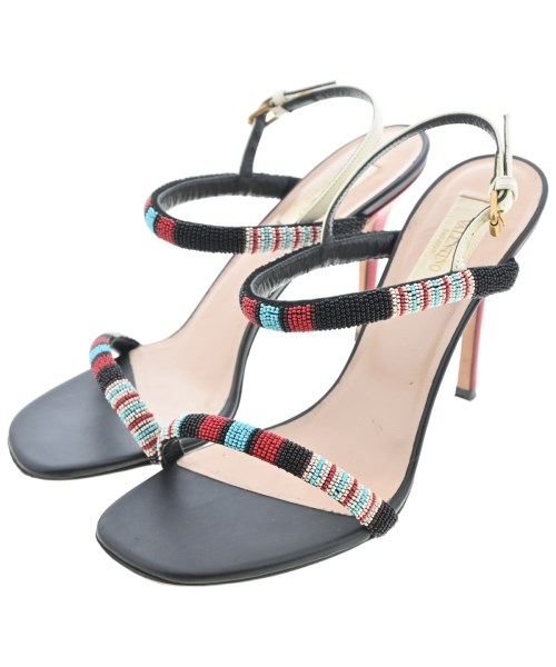 VALENTINO GARAVANI(ヴァレンティノガラヴァーニ)サンダル 黒 サイズ:EU38(24.5cm位)/2200690074024