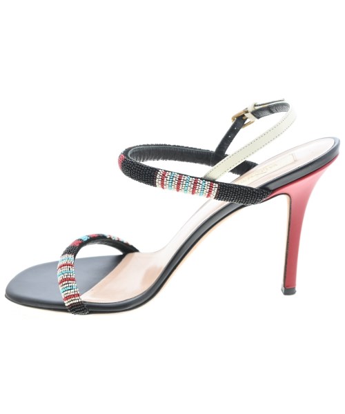 VALENTINO GARAVANI（ヴァレンティノガラヴァーニ）サンダル 黒 サイズ:EU38(24.5cm位) レディース/2200690074024