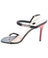 VALENTINO GARAVANI（ヴァレンティノガラヴァーニ）サンダル 黒 サイズ:EU38(24.5cm位) レディース/2200690074024