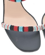 VALENTINO GARAVANI（ヴァレンティノガラヴァーニ）サンダル 黒 サイズ:EU38(24.5cm位) レディース/2200690074024