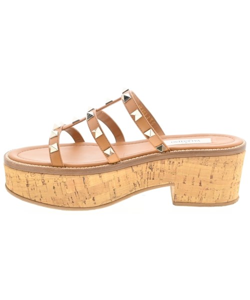 VALENTINO GARAVANI（ヴァレンティノガラヴァーニ）サンダル 茶 サイズ:EU35(21.5cm位) レディース/2200688506162