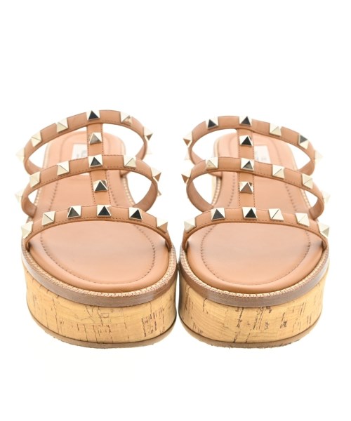 VALENTINO GARAVANI（ヴァレンティノガラヴァーニ）サンダル 茶 サイズ:EU35(21.5cm位) レディース/2200688506162