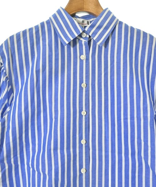 OLD ENGLAND（オールドイングランド）カジュアルシャツ 青 サイズ:38(S位) レディース/2200639530185