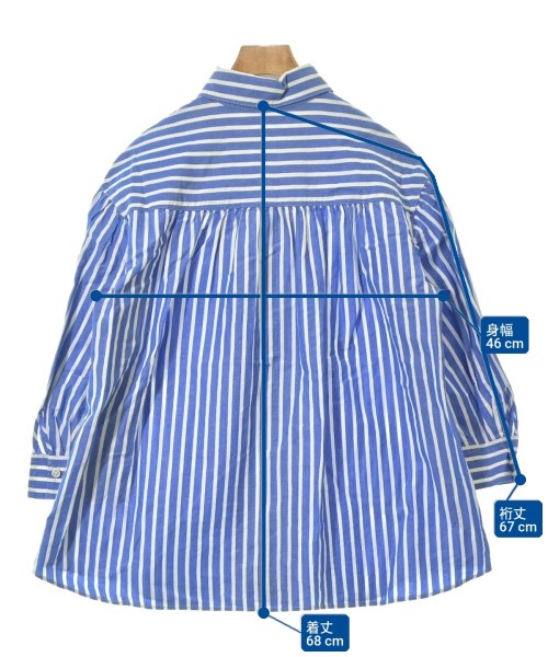 OLD ENGLAND（オールドイングランド）カジュアルシャツ 青 サイズ:38(S位) レディース/2200639530185