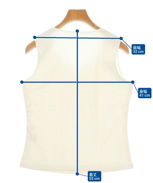 OLD ENGLAND（オールドイングランド）ノースリーブ 白 サイズ:36(XS位) レディース/2200613549431