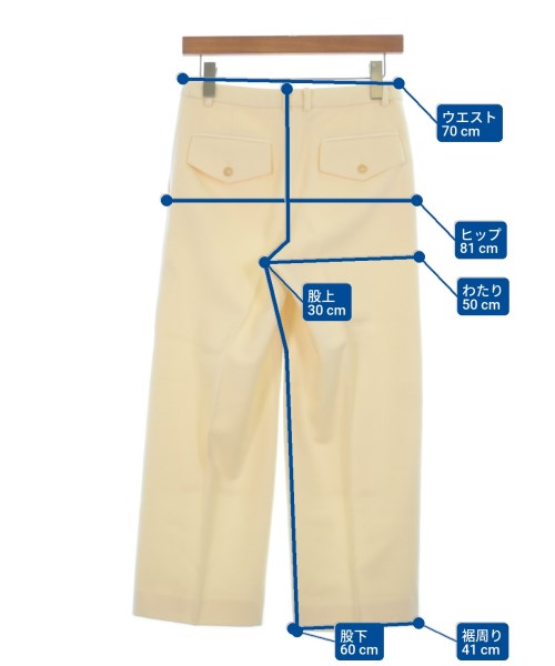 OLD ENGLAND（オールドイングランド）スラックス 白 サイズ:34(XXS位) レディース/2200616363157