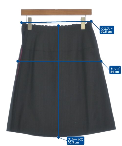 OLD ENGLAND（オールドイングランド）ひざ丈スカート 黒 サイズ:36(XS位) レディース/2200618712045