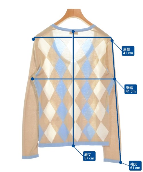 OLD ENGLAND（オールドイングランド）カーディガン ベージュ サイズ:36(XS位) レディース/2200670893041