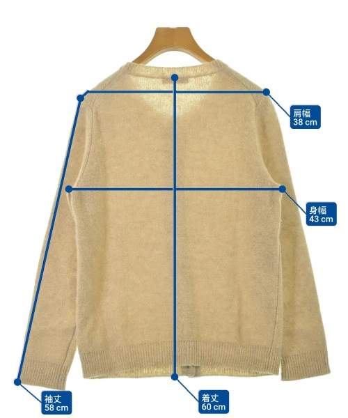 OLD ENGLAND（オールドイングランド）カーディガン ベージュ サイズ:36(XS位) レディース/2200672130014