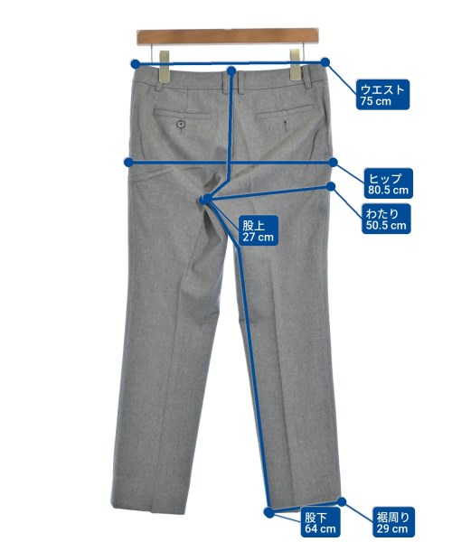 OLD ENGLAND（オールドイングランド）スラックス グレー サイズ:36(XS位) レディース/2200674327146