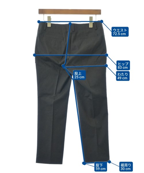 OLD ENGLAND（オールドイングランド）クロップドパンツ 黒 サイズ:36(XS位) レディース/2200674327153