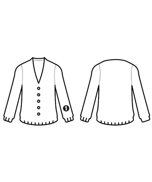 OLD ENGLAND（オールドイングランド）カーディガン 黄 サイズ:36(XS位) レディース/2200658122064