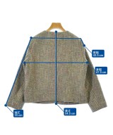 OLD ENGLAND（オールドイングランド）ノーカラージャケット グレー サイズ:36(XS位) レディース/2200717199013
