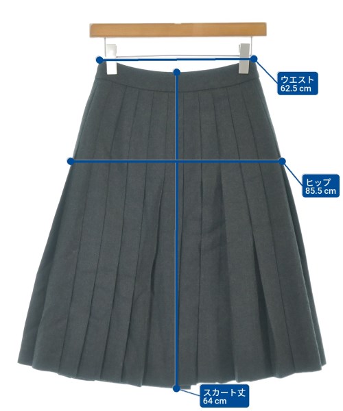 OLD ENGLAND（オールドイングランド）ひざ丈スカート グレー サイズ:36(XS位) レディース/2200646045078