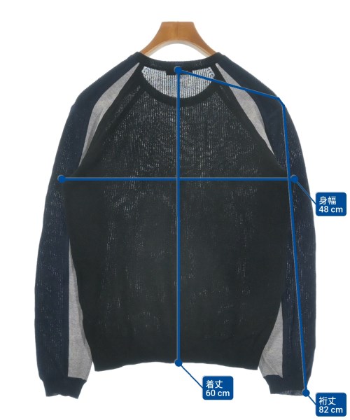 ROBERTO COLLINA（ロベルトコリーナ）ニット・セーター 黒 サイズ:46(M位) メンズ/2200642825056