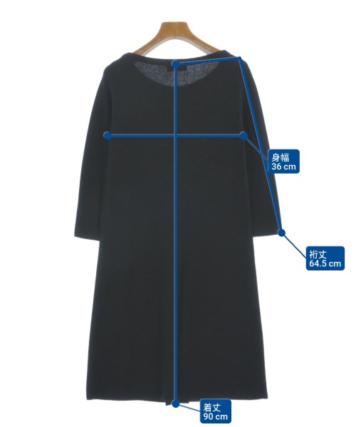 ROBERTO COLLINA（ロベルトコリーナ）ワンピース 黒 サイズ:XS レディース/2200629492042