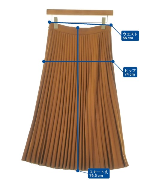 ROBERTO COLLINA（ロベルトコリーナ）ロング・マキシ丈スカート 茶 サイズ:M レディース/2200674327214