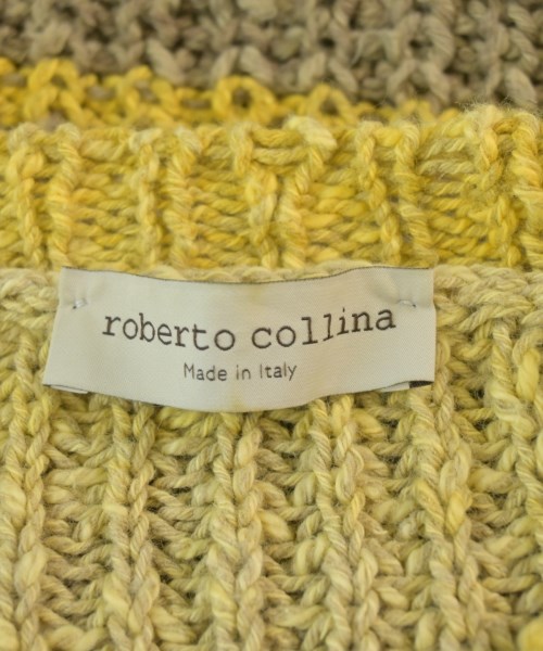 ROBERTO COLLINA（ロベルトコリーナ）ニット・セーター 黄 サイズ:48(L位) メンズ/2200677156057