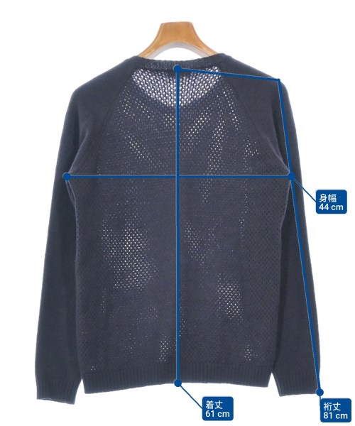 ROBERTO COLLINA（ロベルトコリーナ）ニット・セーター 紺 サイズ:46(M位) メンズ/2200657659097