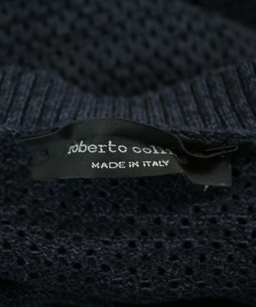 ROBERTO COLLINA（ロベルトコリーナ）ニット・セーター 紺 サイズ:50(XL位) メンズ/2200643719217