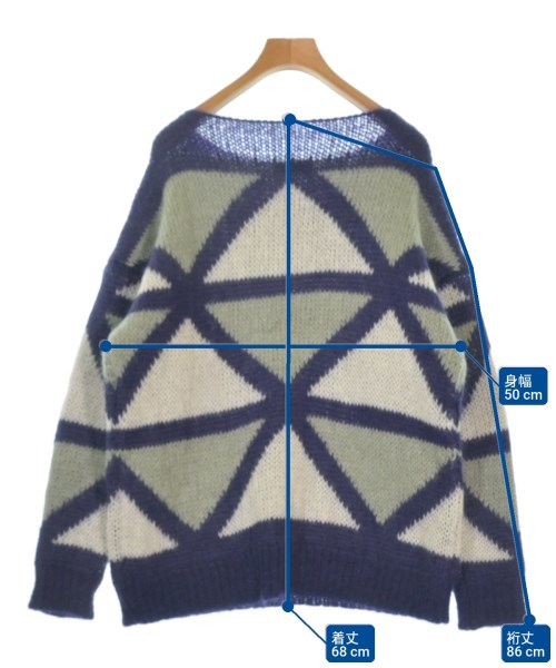 ROBERTO COLLINA（ロベルトコリーナ）ニット・セーター 紺 サイズ:-(M位) レディース/2200644100052