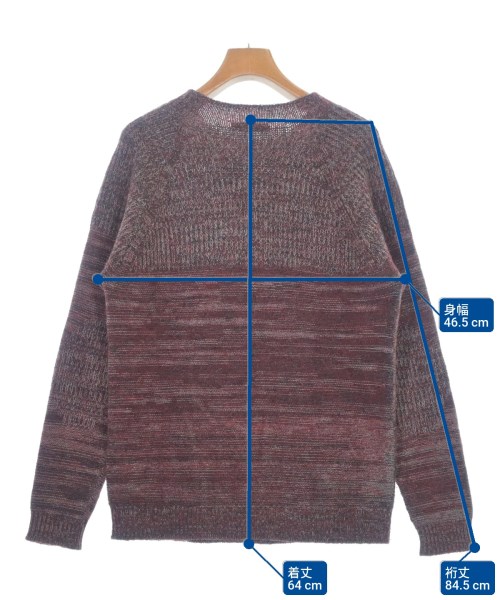 ROBERTO COLLINA（ロベルトコリーナ）ニット・セーター 赤 サイズ:46(M位) メンズ/2200660857411