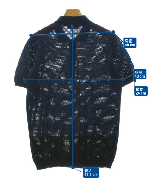 ROBERTO COLLINA（ロベルトコリーナ）ニット・セーター 紺 サイズ:48(L位) メンズ/2200664077044